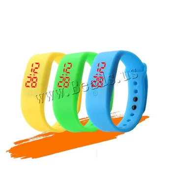 

Silicone Led Sports Watches Fashion Children Bracelet Clock Electronic LED Digital Watch Men Women Morning Running Wristwatch