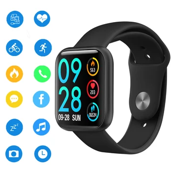 

P80 Smart Watch Blood Pressure Oxygen Heart Rate Monitor Fitness Bracelet Watch Men Women Smartwatch PK IWO8 B71 P70 B57