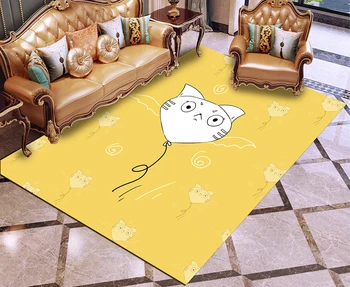 

Balloon White Cats Carpet For Living Room Carpet Cartoon Animal Play Mat Rug 3D Print Modern Rug Outdoor Home Textile Carpet