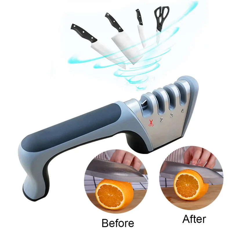 Точность края Профессиональный Кухня Ножи точилка 4 этапа Sharp Системы заточки