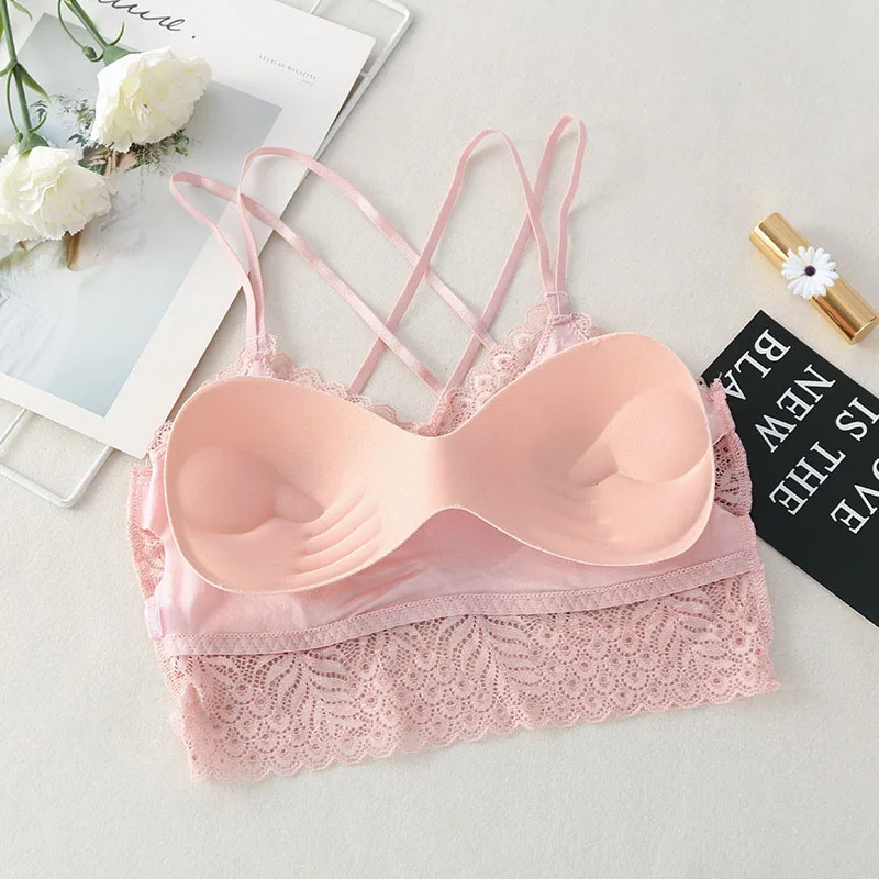 Beauty Back обернутый грудь женский топ-труба Дамское белье нижнее белье модные сексуальные кружевные бюстгальтеры