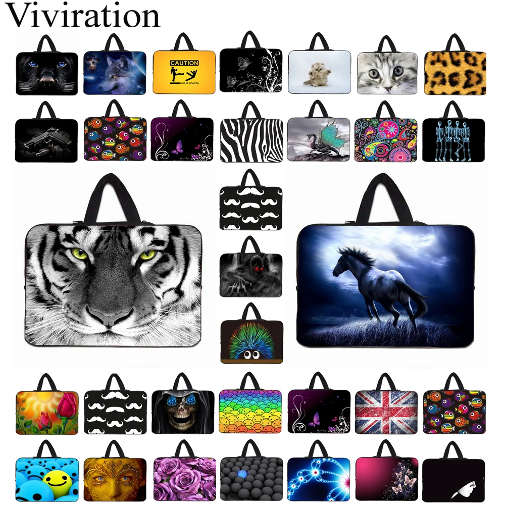 Модная сумка для ноутбука, неопреновый планшет 10,1 12 13,3 13 14 15,4 15,6 17, портфель для ноутбука MSI Xiaomi huawei Apple Macbook iPad