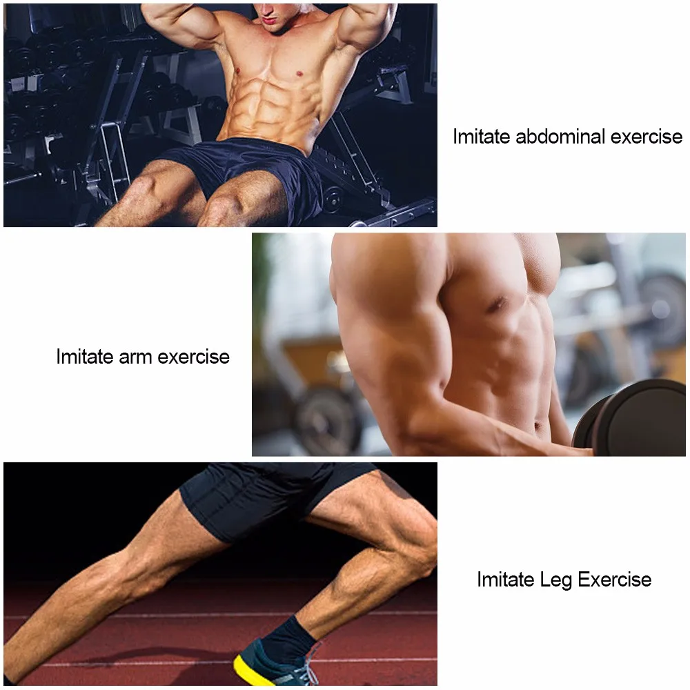 Fitness Trainer Abdominal Muscle Exerciser Belly Leg Arm Buttock Hip Exercise Electric Simulators Massage Press Workout Home Gym