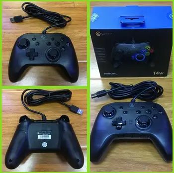 

GameSir T4C Gamepad Controller Colorful LED Wireless Joystick for PS3 Switch PC Windows Game