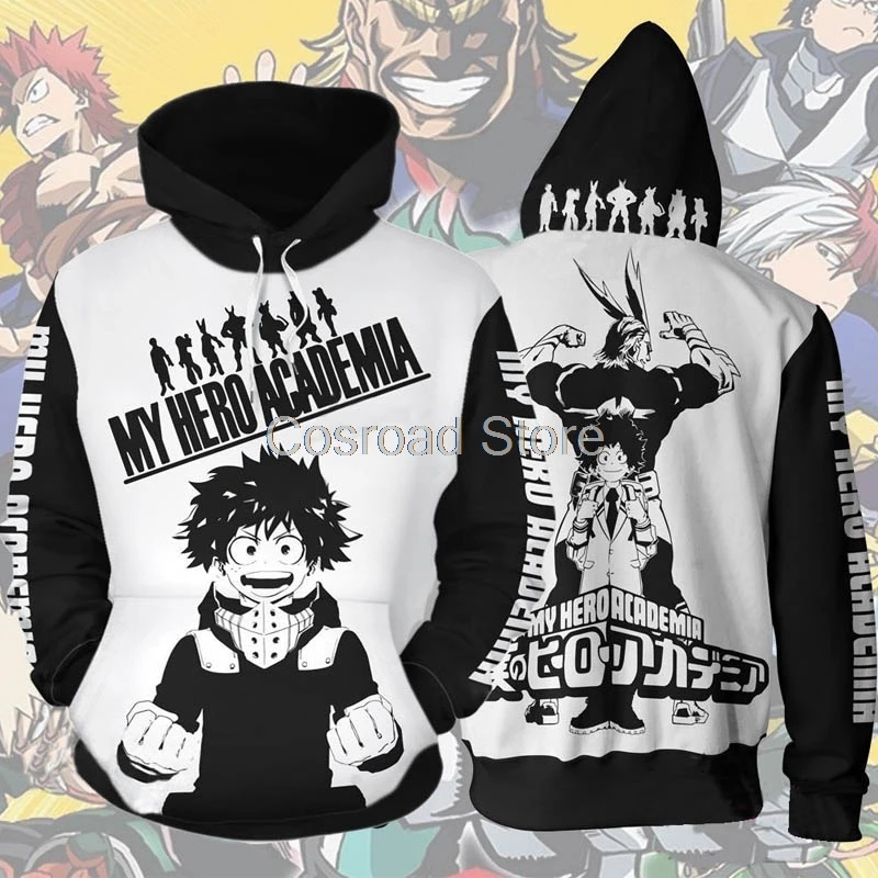 Cosroad мидория изуку All Might толстовки Boku No Hero Academy мужские костюмы для косплея