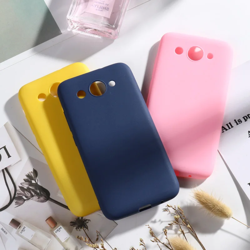 

Soft TPU Case For Huawei Y3 2017 Case Candy Color Phone Cover For Huawei Y3 2017 / Y5 lite 2017 CRO-U00 CRO-L22 U00 Cover Capa