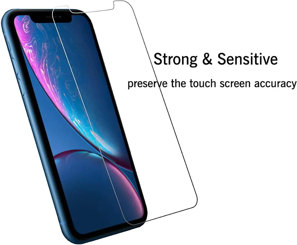 Закаленное стекло с полным покрытием для iPhone X XS Max XR SE2 7 8 6 6s Plus 5 SE 11 Pro 3 шт.|Защитные