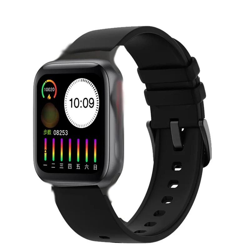 U78PLUS-reloj inteligente deportivo, dispositivo con control del ritmo cardíaco y de la presión sanguínea, pantalla de 1,54 pulgadas, para IOS y Android w34