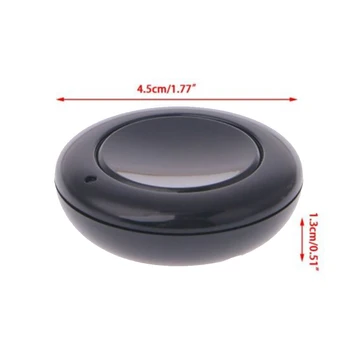 

1pc DC 9V 12V 24V 10A 1 Button RF Wireless Remote Control Round Transmitter
