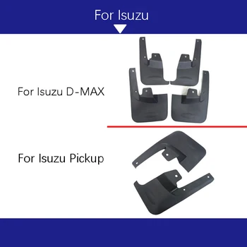

For Isuzu Pickup Isuzu D-MAX Set of 4 car Front and Rear Splash Guard Mud Flaps mudguards fender car Accessories