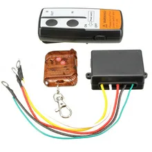 12V Electric Winch Wireless Remote Control System With 2 Remotes 15m Wireless Remote Control Set Traction Device Remote Control jjc wireless remote control