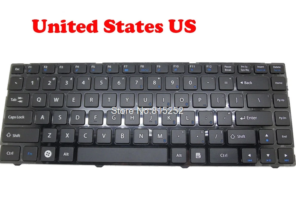 Клавиатура для Pegatron B14Y US MP 11P53US 528 0KN0 A02US1212 BR 11P56PA 5283 SP 11P56E0 5285 RU 11P53SU 5281 SP|Клавиатуры| |