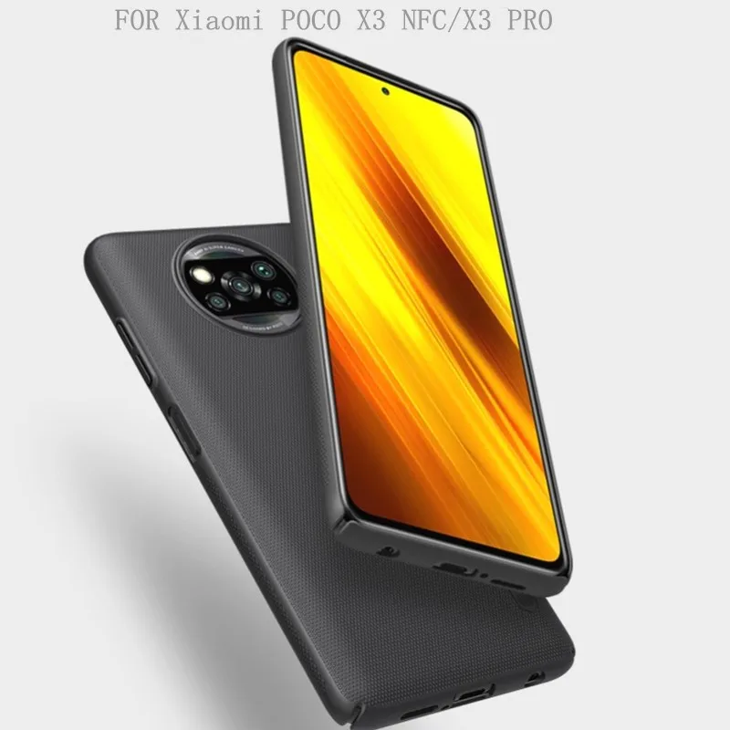 POCO X3 Pro Чехол NILLKIN матовый жесткий пластиковый чехол-накладка для Xiaomi F2 F3 M3 NFC |