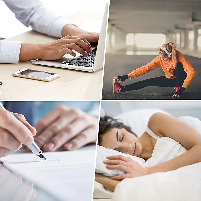 1 Pair Copper Compression Gloves for Women Men Fingerless Gloves For Relieving Carpal Tunnel Aches Rheumatoid Pains Joint Swell