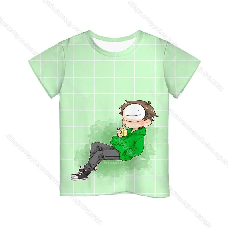 Trendy Summer Kids Dream SMP 3D Print T-shirts Children Cartoon T Shirts Toddler Tshirt Boys Girls Tee Tops Harajuku Streetwear plain t shirts