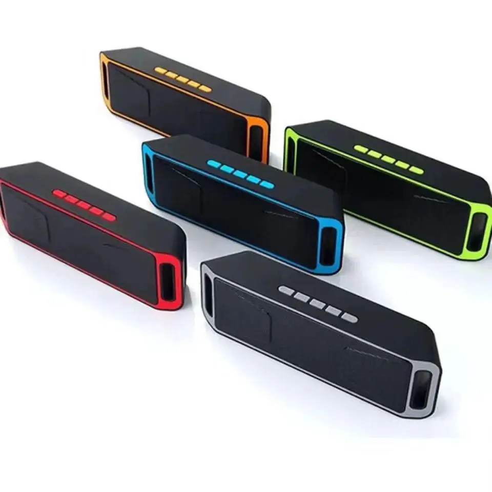 BEESCLOVER Беспроводная bluetooth-колонка стерео сабвуфер USB динамик встроенный микрофон