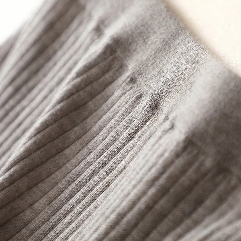 Shuchan Cashmere High Waist Mid Long Skirts for Women Warm Slim High Quality Fall Winter New Items A-Line Solid