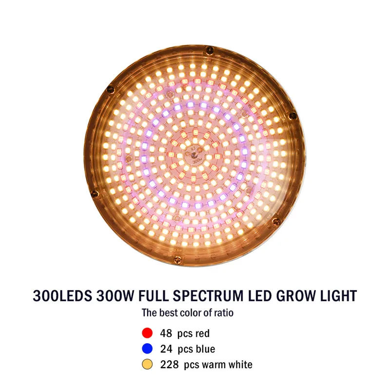 NEW 300W LED Grow Light Full Spectrum Phytolamp E27 Warm White Red Blue Lamp For Indoor Plants Vegs Greenhouse Hydroponics Tent