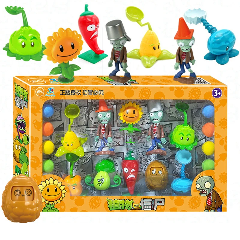 

2020 New Pvz Plants Vs Zombies Peashooter Pvc Action Figure Model Toy Gifts Toys Children High Quality Brinquedos Toys Doll