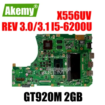 

For Asus X556U X556UV X556UV X556UB X556UR Motherboard CPU i5-6200U REV:3.0 GeForce 920M 2GB 100% tested Mainboard
