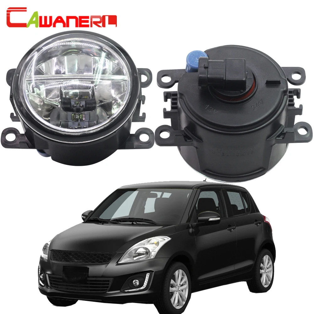 Cawanerl для Suzuki Swift MZ EZ хэтчбек 2005 2015 2 шт. автомобиль светодиодный лампы 4000LM туман