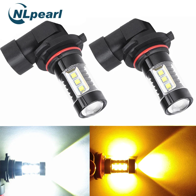 NLpearl 2x Противотуманные фары Дневные Фары Лампы H8 H11 Led HB4 9006 HB3 9005 туман светильник s