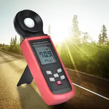 Портативный измеритель освещенности 100, 000Lx 0.1Lx точность Цифровой Световой Люксметр измеритель освещенности