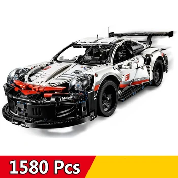 

New technic Series Supercar 20097 1580Pcs 911 RSR Car Building Blocks Bricks Compatible Legoings 42096 Toy Children Gift Present