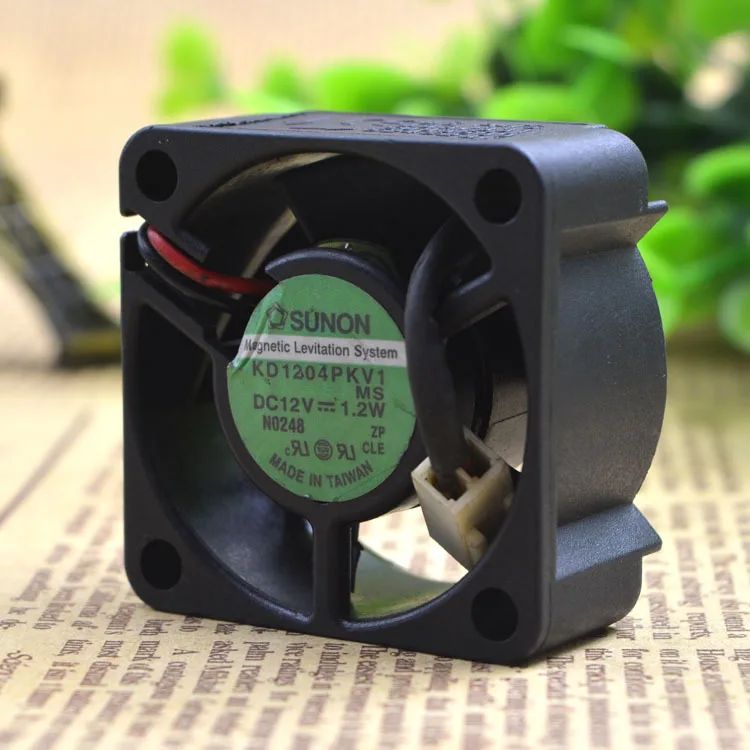 Оригинальные оригинальные для SUNON стандарт 4 см KD 1204 PKV 1 4024 см 12 в 1,2 Вт две линии