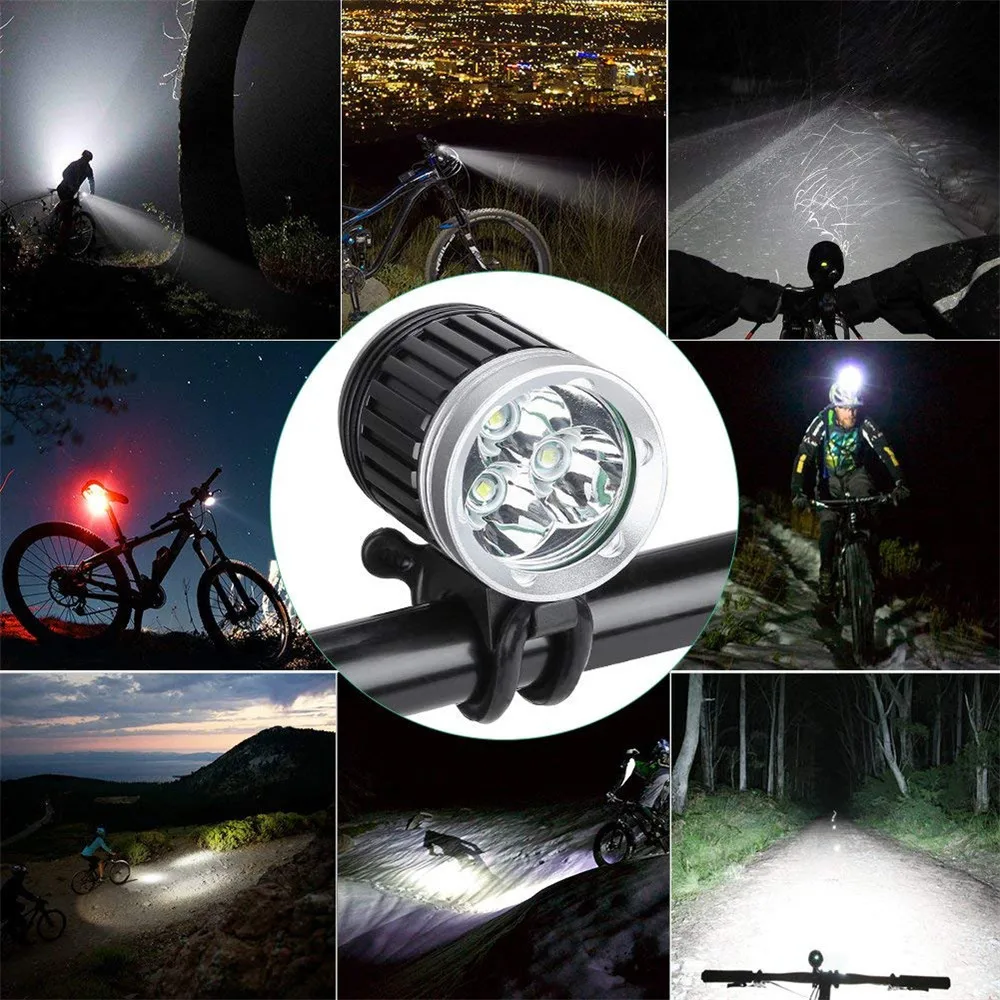 Sale ISHOWTIENDA 2019 Powerful Lamp Bike Lighting MTB Headlight Bike LED Rechargeable Waterproof #6py 2