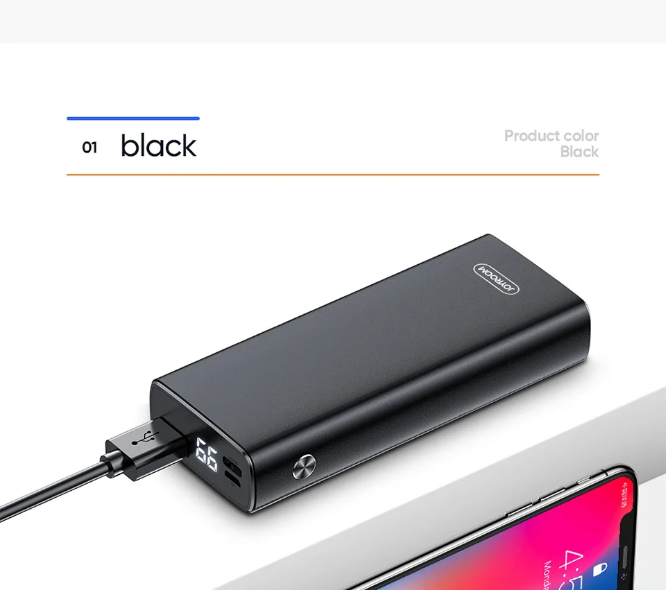 Joyroom 18W Power Bank PD QC 3.0 Quick Charge Powerbank 10000mAh Bateria Portatil Batterie Externe Portable Charger Externa