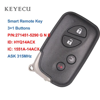 

Keyecu Smart Car Remote Key 315MHZ for Lexus RX350 RX450 RX450h GX460 LX570 CT200h, HYQ14ACX, 1551A-14ACX, 271451-5290 G N E
