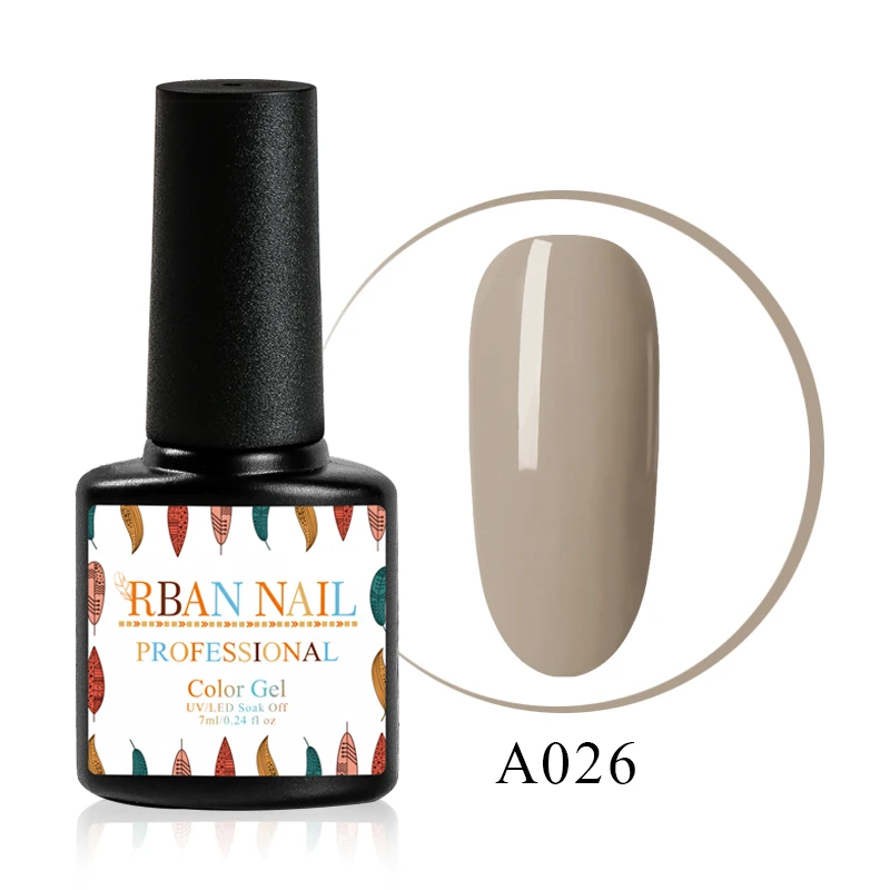 RBAN NAIL Naked Коричневая серия Гель-лак для ногтей 7 мл отмачиваемый осенний зимний лак для ногтей Полупостоянный лак для ногтей УФ-гель - Цвет: HHM30026