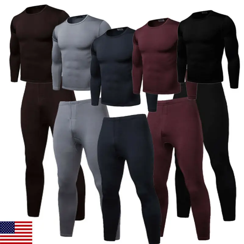 Термобелье мужское цвет в ассортименте S M L XL XXL 2 шт/комплект | Мужская одежда
