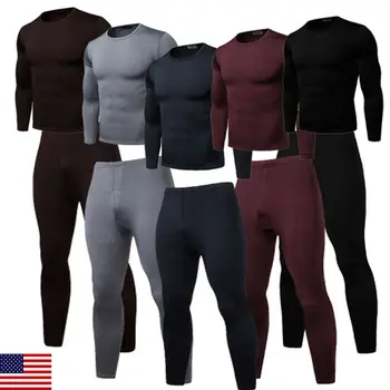 

Winter long johns thick men thermal underwear sets keep warm for Russian Canada and European