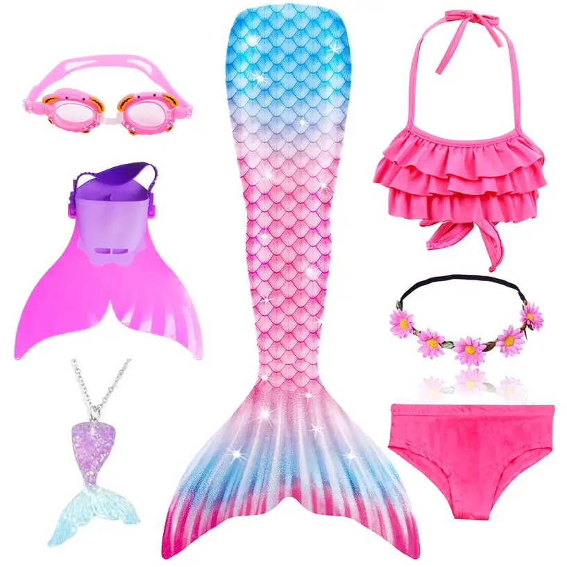 Little Mermaid Tails Swimwear Cosplay Costume