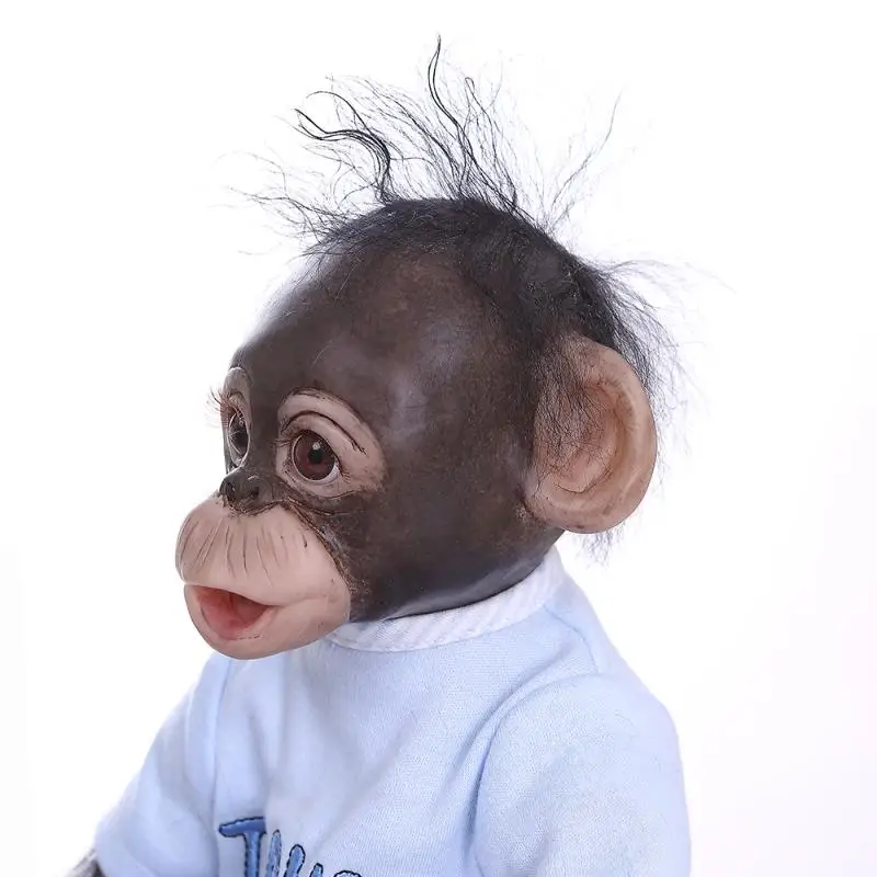 40 см ручная работа детальная краска Возрожденный детеныш обезьяны новорожденный ребенок коллекционное Искусство высокого качества