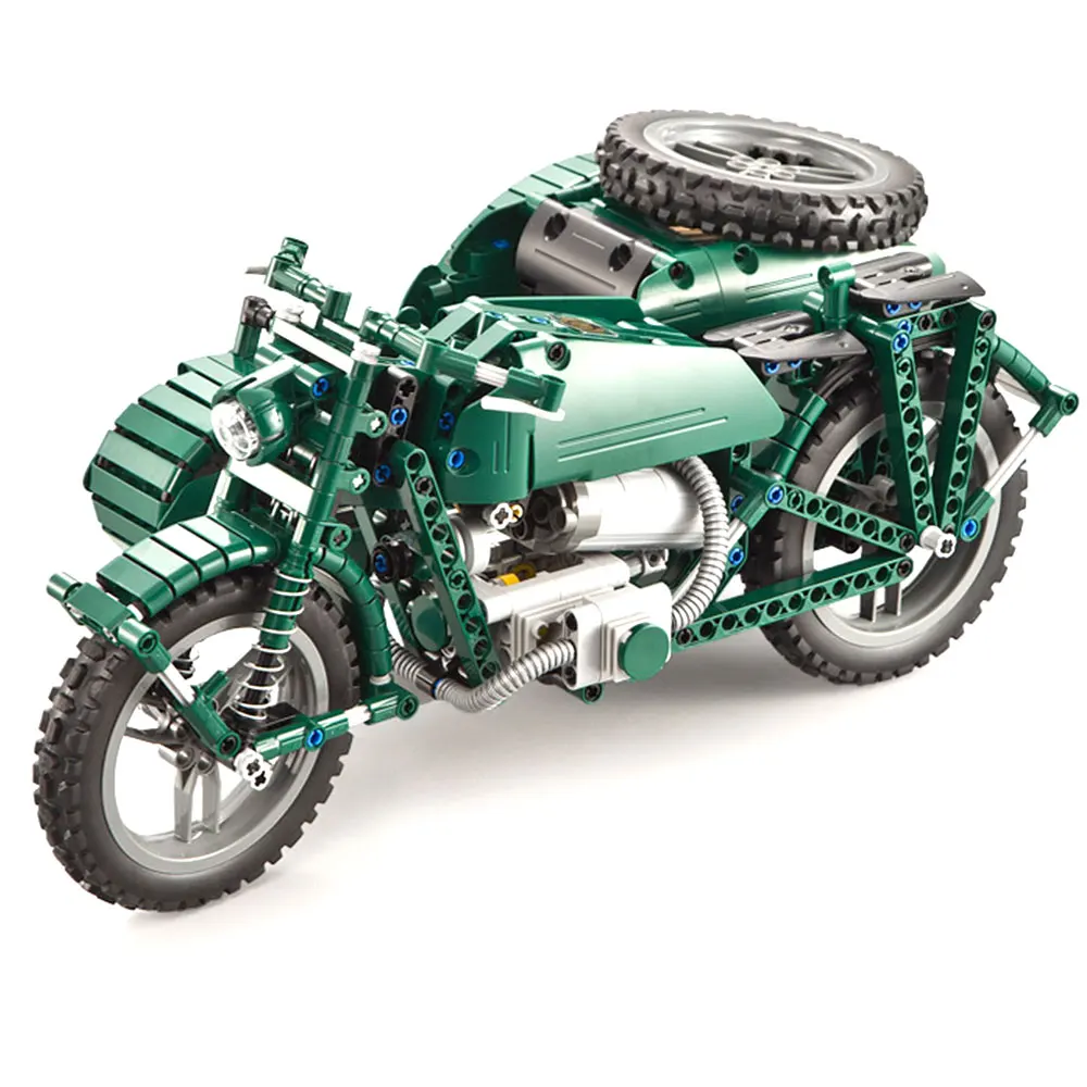 

Ephex Beautiful 1 Set Diy Assemble Military Motorcycles Fashion Green Collection Motorcycles Model Novelty Decor Kidsroom