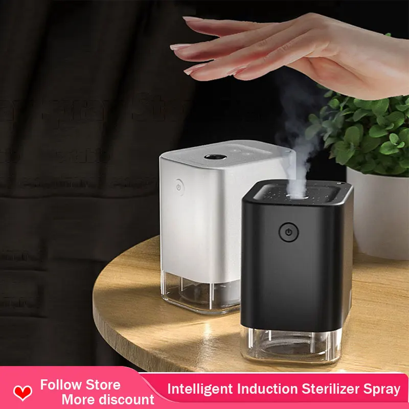 

Portable Smart Induction Mist Spray Disinfection Spray smart atomizer infrared induction alcohol sterilization sprayer sanitizer