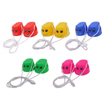 

2pcs/set Kids Stilts Toys Balance Hot Selling Simple Durable Bright Colors Training Jumping Outdoor Game Balance Shoes