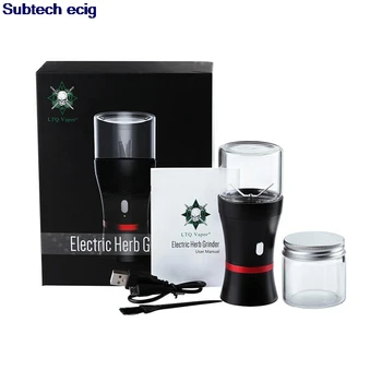 

Authentic LTQ Vapor Electric Tobacco Grinder Crusher Smoke Grinders Cigarette Rolling dry herb Chopper for metal smoking pipe