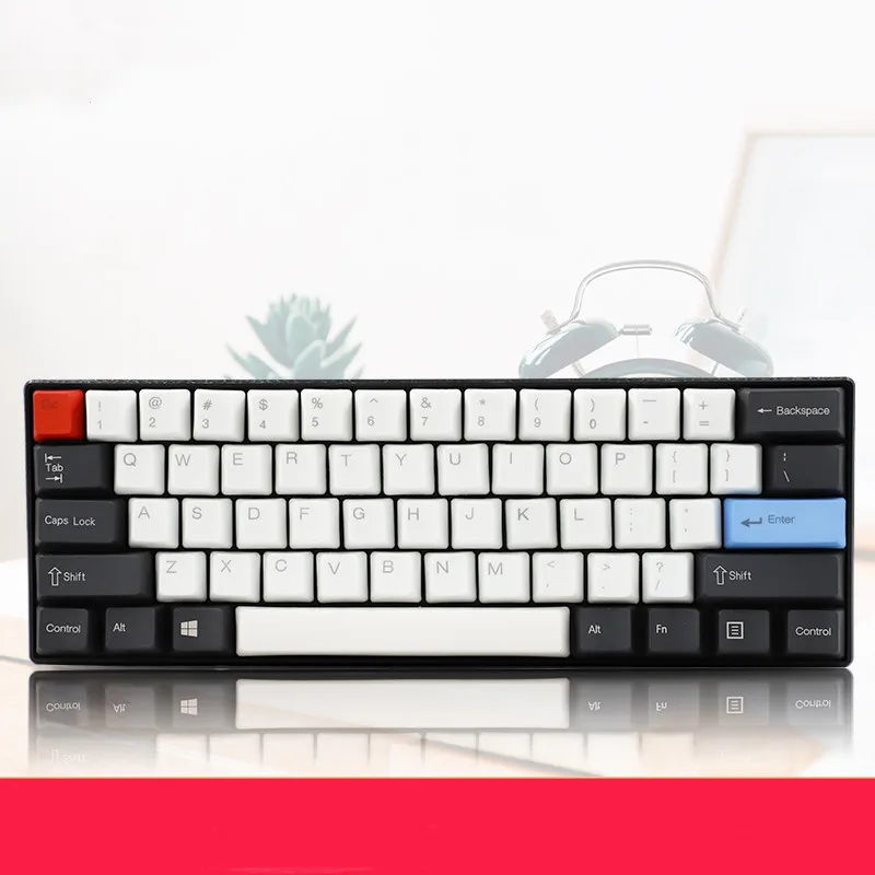 61 Keycap OEM матовая текстура 60% механическая клавиатура специальная клавиша подходит Вишневый переключатель для GH60 GK61 Anne61 F60 Ganss61