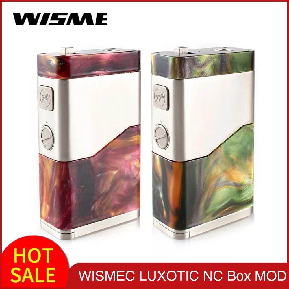 Большая распродажа! Оригинальный бокс-мод WISMEC LUXOTIC NC 250 Вт с питанием от двойной