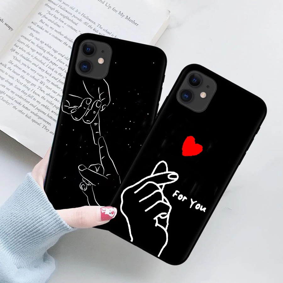 Heart Love Phone Case for IPhone 13 12 11 Pro XS MAX XR 8 7 Plus X 5S SE 2020 Cute Cartoon Shell Cover cover for iphone 13