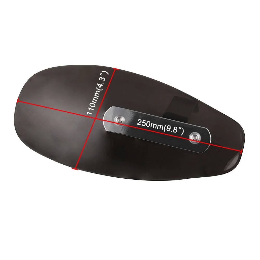 2 шт. мотоциклетные ручные защитные дефлекторы высокого качества Черные ABS пластмассовые ручные охранники для велосипедов/Чопперы/дробилки