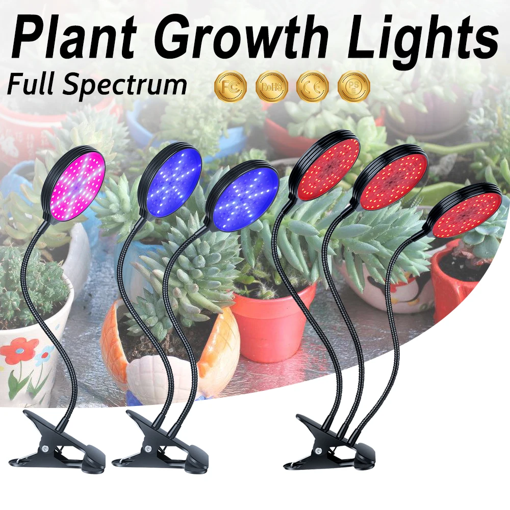 

Phyto Lamp LED Grow Light USB 5V Plant Lights Full Spectrum LED Fitolampy With Control For Plants Seedlings Flower Grow Tent Box