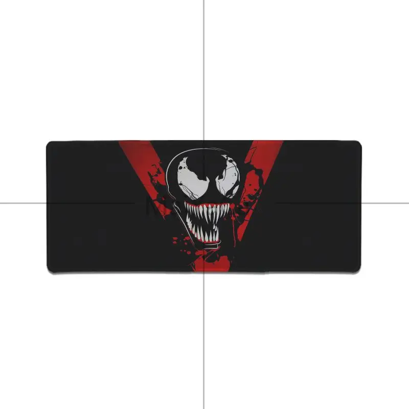 Maiyaca Marvel Venom резиновый коврик для мыши большой игровой коврик для мыши Коврик для мыши для ноутбука клавиатура скоростной коврик для стола коврик - Цвет: Lock Edge 30x80cm