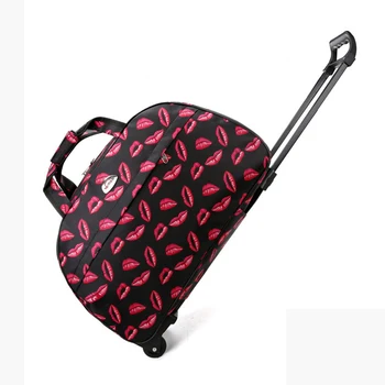 

Women Luggage Bag Travel Duffle Trolley bag Women Packing Cubes Lever Duffle Bag Portable Suitcases Organizer Fashion Luggage