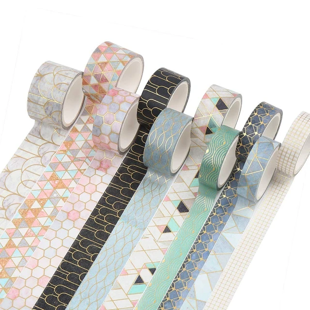 Holiday Washi Tape Basic Pattern Washi Paper Tape DIY Decoration Washi Tape  - AliExpress
