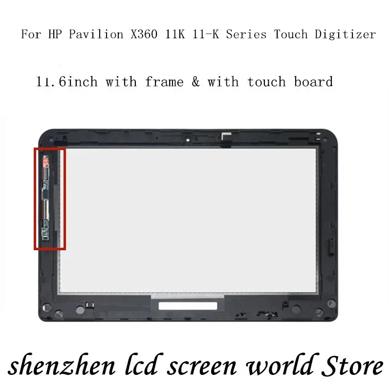 Сенсорный дигитайзер 11 6 дюйма для серии HP Pavilion X360 11K 11-K сенсорный | Компьютеры и